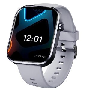 boAt Newly Launched Wave Call 2 with 1.83" HD Display, Advanced BT Calling, DIY Watch Face Studio, 1000+Watch Faces, 700+Active Modes, Live Cricket Scores, HR&SPO2 and Sleep Monitoring(Cool Grey)