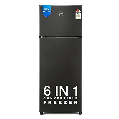 Godrej 244 L 3 Star Convertible Freezer 6-In-1, 30 Days Farm Freshness, Frost Free Inverter Double Door Refrigerator(2023 Model, RF EON 265C RCIF FS ST, Fossil Steel)
