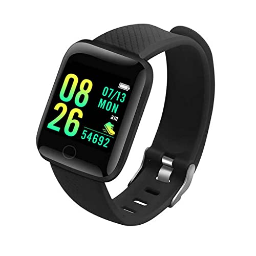 HUG PUPPY Smart Fitness Band for Men and Women (Black)