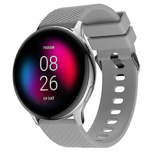 Noise Newly Launched NoiseFit Vortex with 1.46" AMOLED Display Bluetooth Calling Smart Watch, IP68 Rating, Metallic Build & High Resolution Smartwatch for Men & Women (Silver Grey)