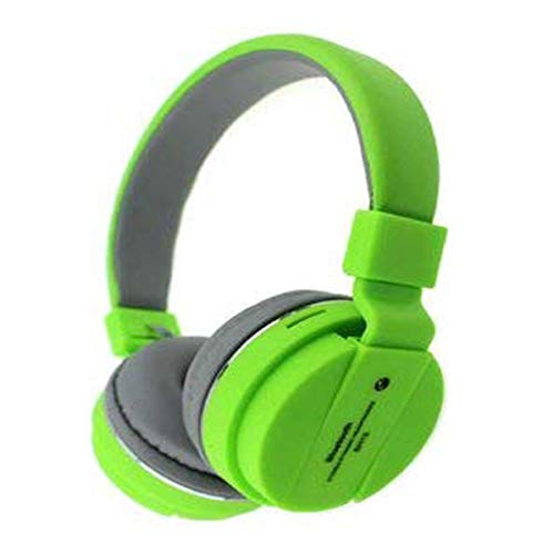 SH-12 Wireless Bluetooth Over the Ear Headphone with Mic (Green)