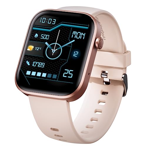 boAt Newly Launched Wave Call 2 with 1.83"HD Display, Advanced BT Calling, DIY Watch Face Studio, 1000+Watch Faces, 700+Active Modes, Live Cricket Scores, HR&SPO2 and sleep Monitoring(Cherry blossom)