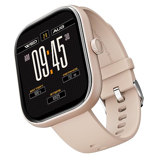 boAt Wave Sigma Smartwatch with 2.01" HD Display,Bluetooth Calling, Coins, DIY Watch Face Studio, 700+ Active Modes, HR&SpO2 Monitoring, Energy and Sleep Scores,IP67(Cherry Blossom)