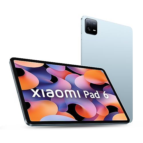 Xiaomi Pad 6| Qualcomm Snapdragon 870| 144Hz Refresh Rate| 8GB, 256GB| 2.8K+ Display (11-inch/27.81cm)|1 Billion Colours| Dolby Vision Atmos| Quad Speakers| Wi-Fi| Mist Blue