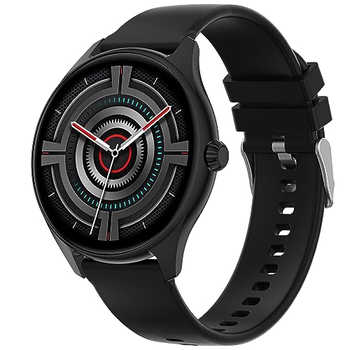 Fire-Boltt Phoenix AMOLED 1.43" Display Smart Watch, with 700 NITS Brightness, Stainless Steel Rotating Crown, Multipe Sports Modes & 360 Health (Black)