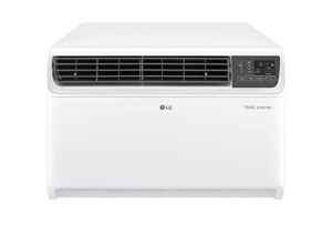LG 1.5 Ton 3 Star DUAL Inverter Window AC (Copper, Convertible 4-in-1 cooling, RW-Q18WUXA, 2023 Model, HD Filter with Anti-Virus Protection, White)