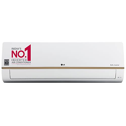 LG 1.5 Ton 5 Star AI+ DUAL Inverter Wi-Fi VIRAAT Split AC (Copper, AI Convertible 6-in-1 Cooling, HD Filter with Anti-virus Protection, 2023 Model, RS-Q20GWZE, White with Gold Deco)