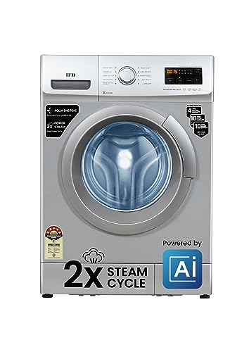 IFB 8 Kg 5 Star Front Load Washing Machine Powered by AI, 2X Power Steam (SENATOR NEO SXS 8012, Silver, In-built Heater, 4 years Comprehensive Warranty