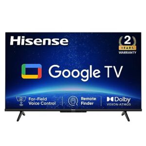 Hisense 126 cm (50 inches) Bezelless Series 4K Ultra HD Smart LED Google TV 50A6H (Black)