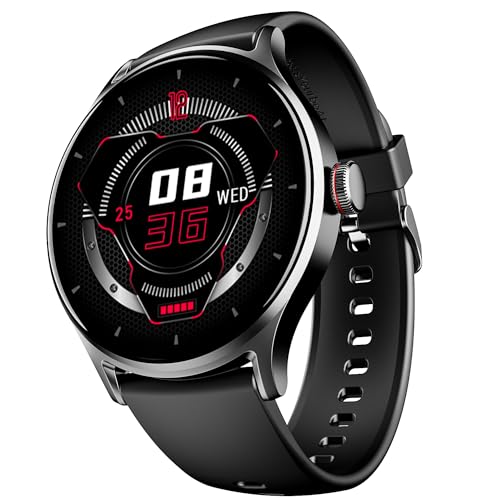 boAt Newly Launched Lunar Vista Smart Watch with 1.52" HD Display, Advanced Bluetooth Calling, Functional Crown,100+ Sports Mode, Always on Display, Heart Rate & SP02 Monitoring, IP67(Active Black)
