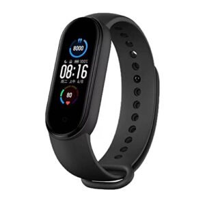 Adlynlife M5 Smart Band Wireless Sweatproof Fitness Band| Activity Tracker| Blood Pressure| Heart Rate Sensor| Sleep Monitor| Step Tracking All Android Device & iOS Device (Black)