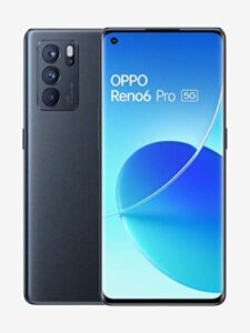Oppo Reno 6 Pro 5G (Stellar Black, 12GB RAM, 256GB Storage), Medium (CPH2249)