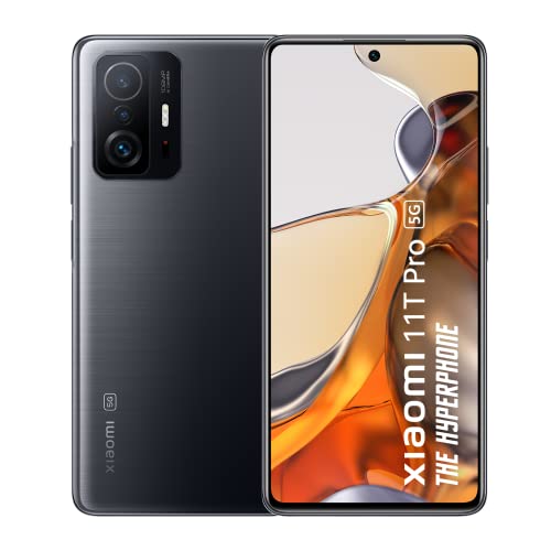 Xiaomi 11T Pro 5G Hyperphone (Meteorite Black, 8GB RAM, 256GB Storage) |SD 888|120W HyperCharge|Segment's only Phone with Dolby Vision+Dolby Atmos