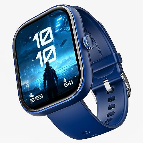 boAt Wave Sigma Smartwatch with 2.01" HD Display,Bluetooth Calling, Coins, DIY Watch Face Studio, 700+ Active Modes, HR&SpO2 Monitoring, Energy and Sleep Scores,IP67(Cool Blue)