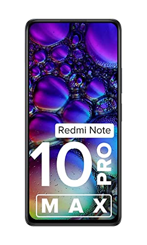 (Refurbished) Redmi Note 10 Pro (Glacial Blue, 6GB RAM, 128GB Storage) -120Hz Super Amoled Display | 64MP with 5MP Super Tele-Macro